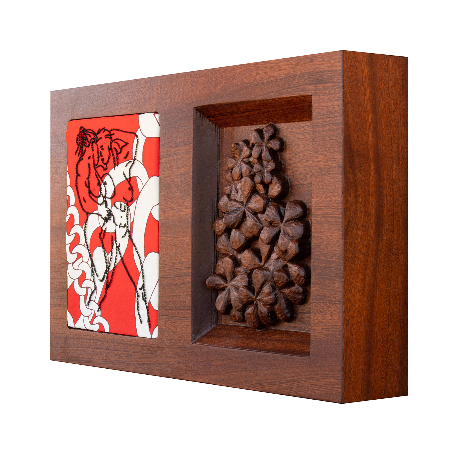 Two Women with Flowers 3